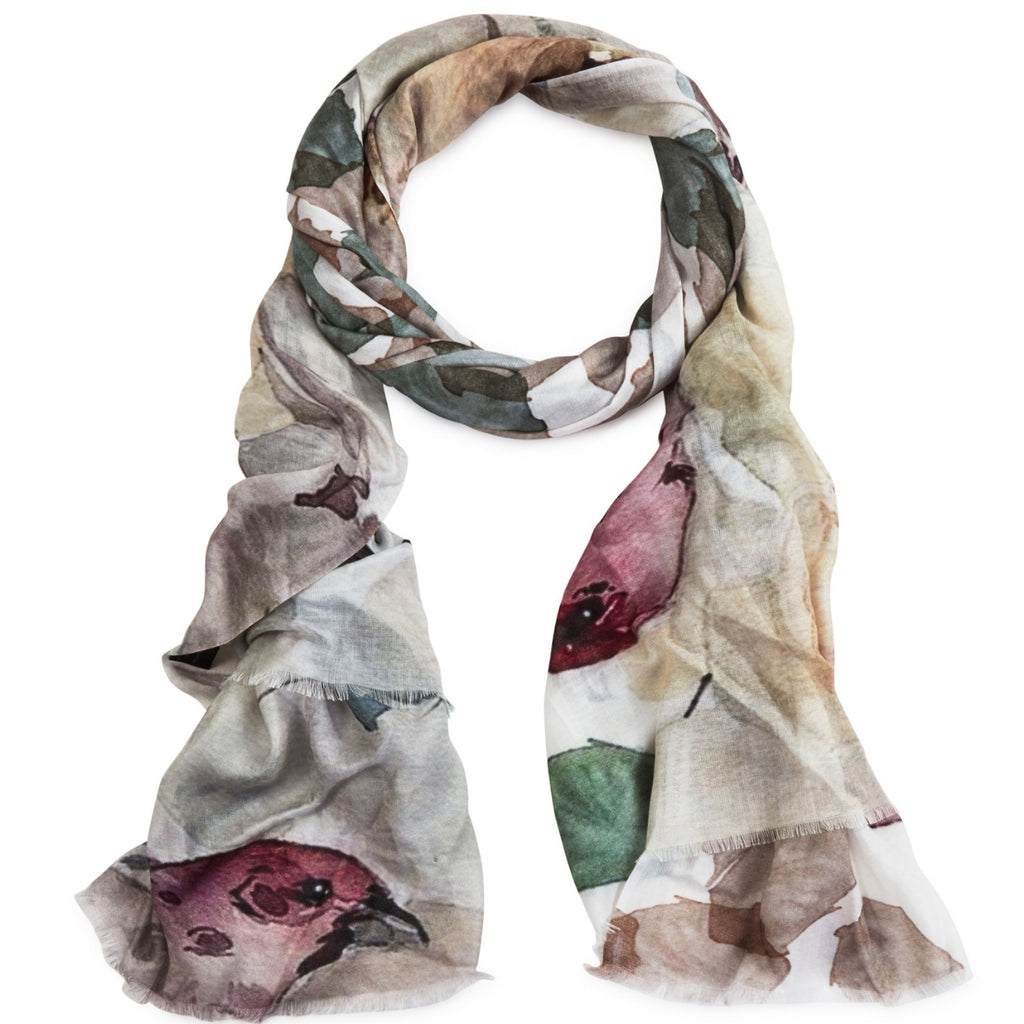 Ella Birds Print Scarf